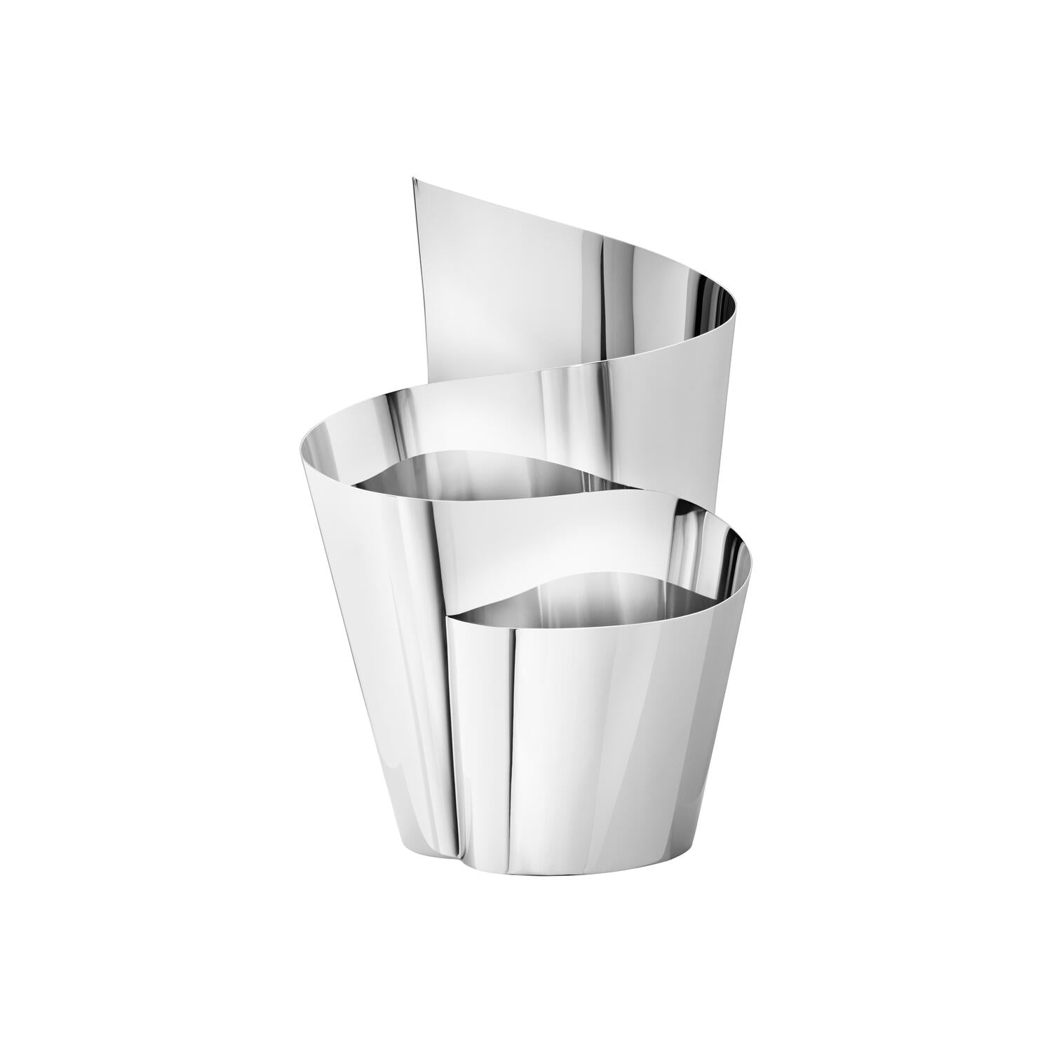 Fold vase, mellem - Rustfrit Stål